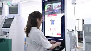 Touchable Self Service Kiosk Free Standing Multifunctional