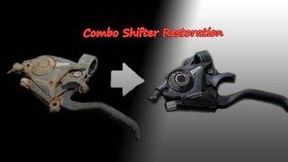 Old Shimano Combo Shifter Restoration