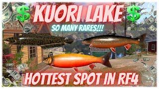 Russian Fishing 4 Kuori Lake RARE Fish Active Spot