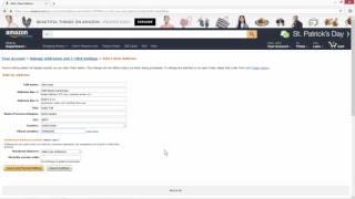 How to Add your USA Address in Amazon and Ebay