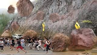 Terrifying Earth Cracks! Massive Landslide Disaster Wipes Out Entire Mountain In Sichuan, China