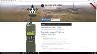 How to Install Task Force Radio and Mods on Arma 3 Sync (80th Royal Marines)