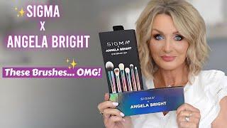 3 Easy Eye Looks with the Sigma x Angela Bright Brush Set & Palette | Over 50 Makeup