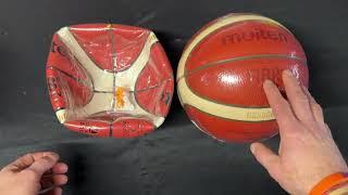 Fake Basketball's?  Real vs Replica Molten Basketball Comparison - BG5000 official leather game ball