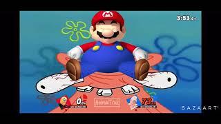 Mario beats up Patrick