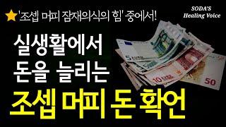 [확언] 실생활에서 돈을 늘리는 가장 효과적인 방법! / 조셉 머피 돈 확언 / 하루에도 여러 번 반복해 보세요! / Healing voice affirmations ASMR