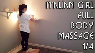  Italian Girl Massage - ASMR no talking video 1/4