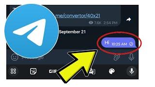 How To Fix Telegram App Message Not Send Stuck on Clock icon Problem Solved