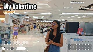 Martina McBride - My Valentine ( cover ) Jiezl Calunia| Mic Testing in mall