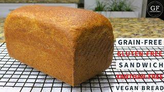 GRAIN-FREE Sandwich BREAD (Vegan, Gluten-Free, Gum-Free)