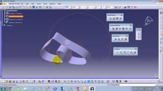 Catia imagine and shape Tutorial Link ve Mirror Symettry #8