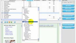 The Quick and Easy Article Submitter Video