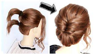 Easy Updo for Short to Medium Hair