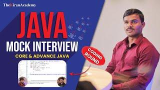 Java MOCK Interview For Freshers | Core & Advance Java | Coding Round