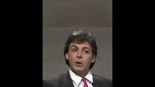 Paul McCartney talks about working with other artists. #paulmccartney #stevewonder #michaeljackson