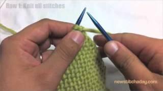 How to Knit The Garter Stitch