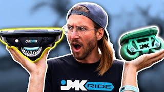 HOVERBOARD SHOES vs Pro Freeskaters! // Gyroshoes S300