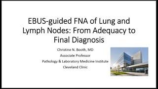 EBUS-Guided FNA of Lung and Lymph Nodes: From Adequacy to Final Diagnosis