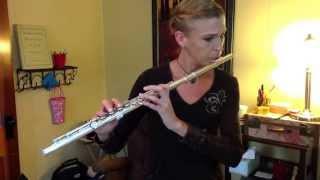 Tutorial-2013-TMEA Flute Etude #2 (Boehm) mm. 77-84.