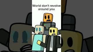 World don't revolve around you [OUTDATED] | Roblox TDS Animation #shorts #ghostlyliam #trend #tds