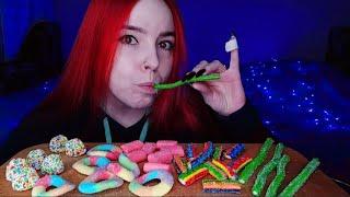 Кислые мармеладки мукбанг/mukbang