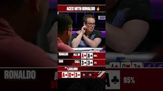Set over Set, CARNAGE  #PokerStars #Ronaldo