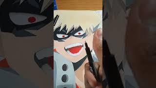 bakugo's oil paintings part 2 | joy dey | #anime #artwork #oilpainting #zenitsu #bakugo #bakugou