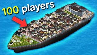 100 Players Simulate Ship Civilization in Project Zomboid