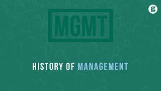 History of Management