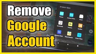 How to Remove Google Account Email on Amazon Fire HD 10 Tablet (Fast Tutorial)