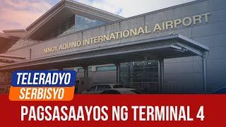 NAIA Terminal 4 to close for renovation: MIAA | Teleradyo Serbisyo (13 October 2024)