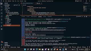 Solved Failed to execute goal Spring Boot Application using VS Code