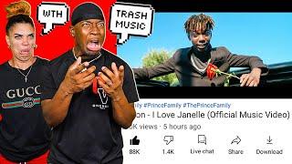 REACTING TO DARION - I LOVE YOU JANELLE (OFFICIAL MUSIC VIDEO) **HE NEEDS TO QUIT MAKING MUSIC**