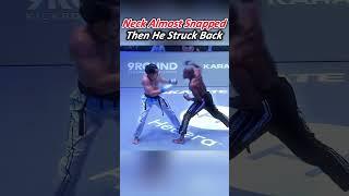Neck Almost Snapped - Then He Struck Back#boxing
