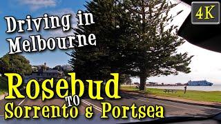 Driving In Melbourne Australia - Rosebud To Sorrento And Portsea 4K