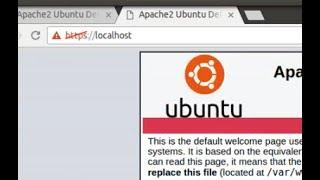 Create https localhost (ssl) on ubuntu 16.04