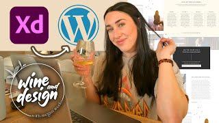 HOW TO TURN ADOBE XD INTO A WORDPRESS SITE | Wine and Design Ep 22