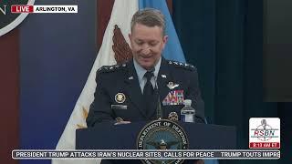 WATCH: Defense Secretary Pete Hegseth and Gen. Dan Caine Hold a Pentagon Press Briefing - 6/22/25