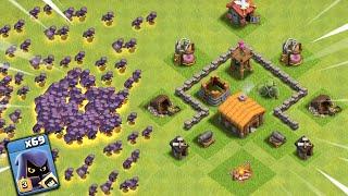 Head Hunter Army vs Every Town Hall | Clash Of Clans