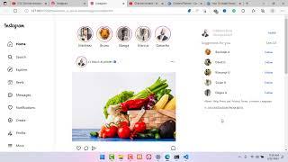 INSTAGRAM UI clone using TAILWIND CSS 2023