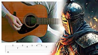 TOP 5 Melodies of Warriors [Medieval Music & Ambience] Guitar Lesson w/ Tabs!