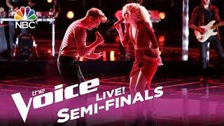 The Voice 2017 Chloe Kohanski & Noah Mac - Semifinals: "Wicked Game"