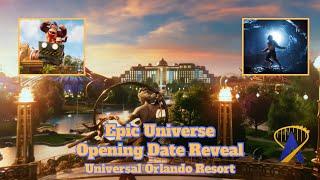 Universal Epic Universe Opening Date Reveal!