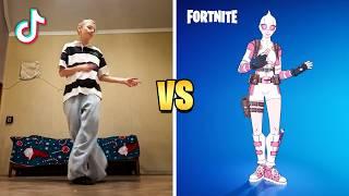 FORTNITE DANCES IN REAL LIFE (TikTok Dances & Icon Series Emotes)