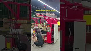 Webbing digital printing machine #webbing #zipping #lanyard #ribbon