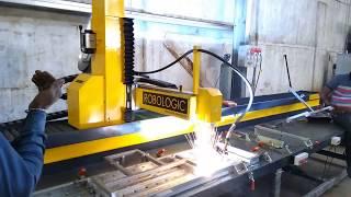 Welding Robot | walkway PLANK welding | Multiaxis Welding Robot | Robologic | +91 890901006