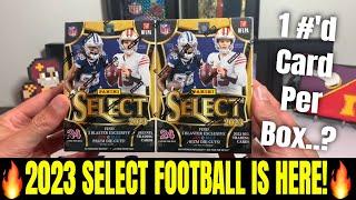 **2023 SELECT FOOTBALL IS HERE!!** A Numbered Card In Both Boxes?! New Die-Cut Designs & More!