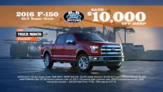 It's Ford Truck Month at D & D Ford Motors!