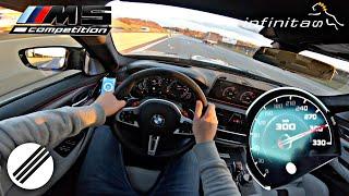 BMW M5 F90 INFINITAS STAGE 1+ 770HP 950NM TEST DRIVE ON GERMAN AUTOBAHN