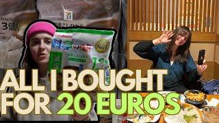 20euros in the cheapest supermarket in Japan vs 7-Eleven, spending savings on izakayas #budgettravel